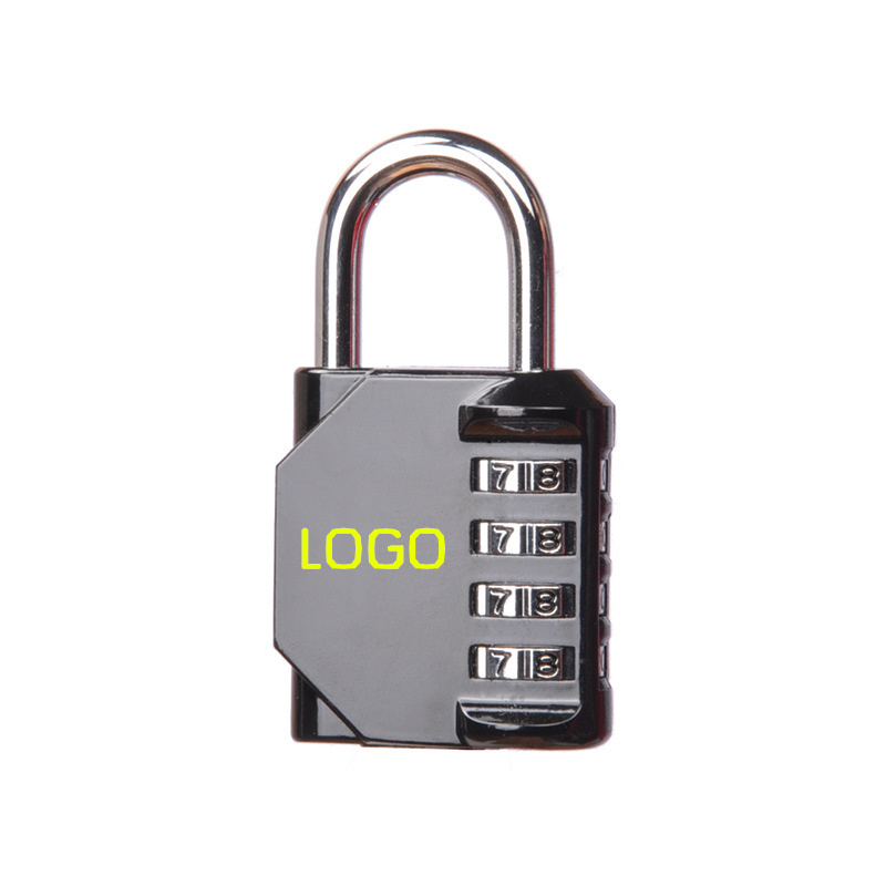 High quality 4 digits padlock gym combination padlock accept custom logo