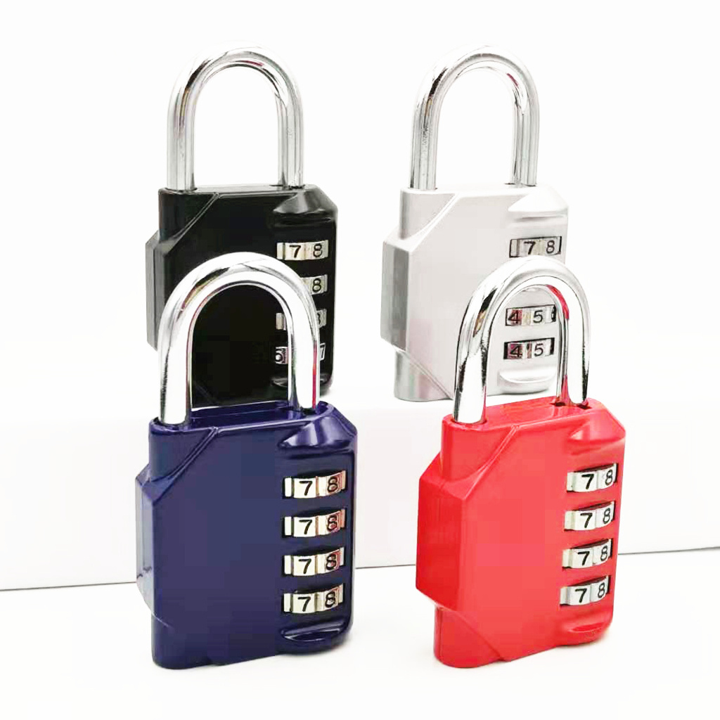 High quality 4 digits padlock gym combination padlock accept custom logo