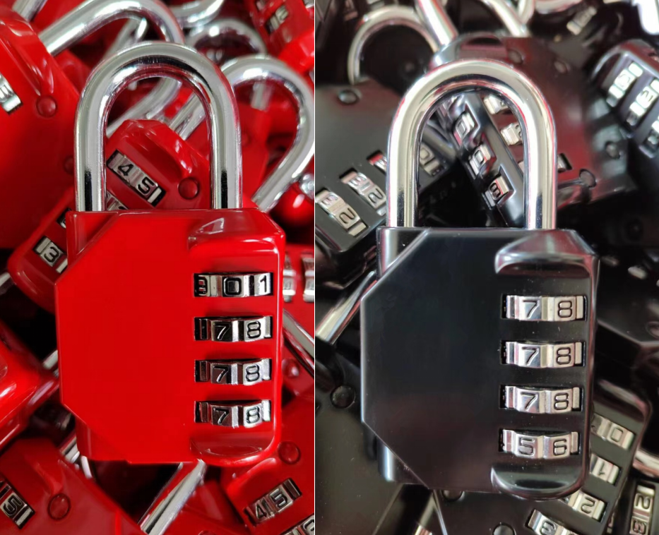 High quality 4 digits padlock gym combination padlock accept custom logo