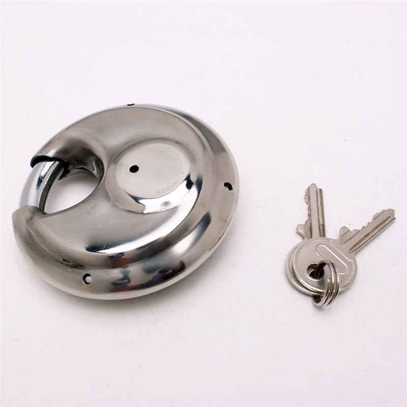 Heavy Duty High Safety Pad Locks Anti-theft Stainless Steel Key Disc Padlock