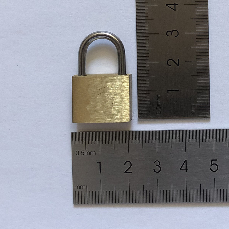 20mm brass padlock  small mini lock with 3 keys