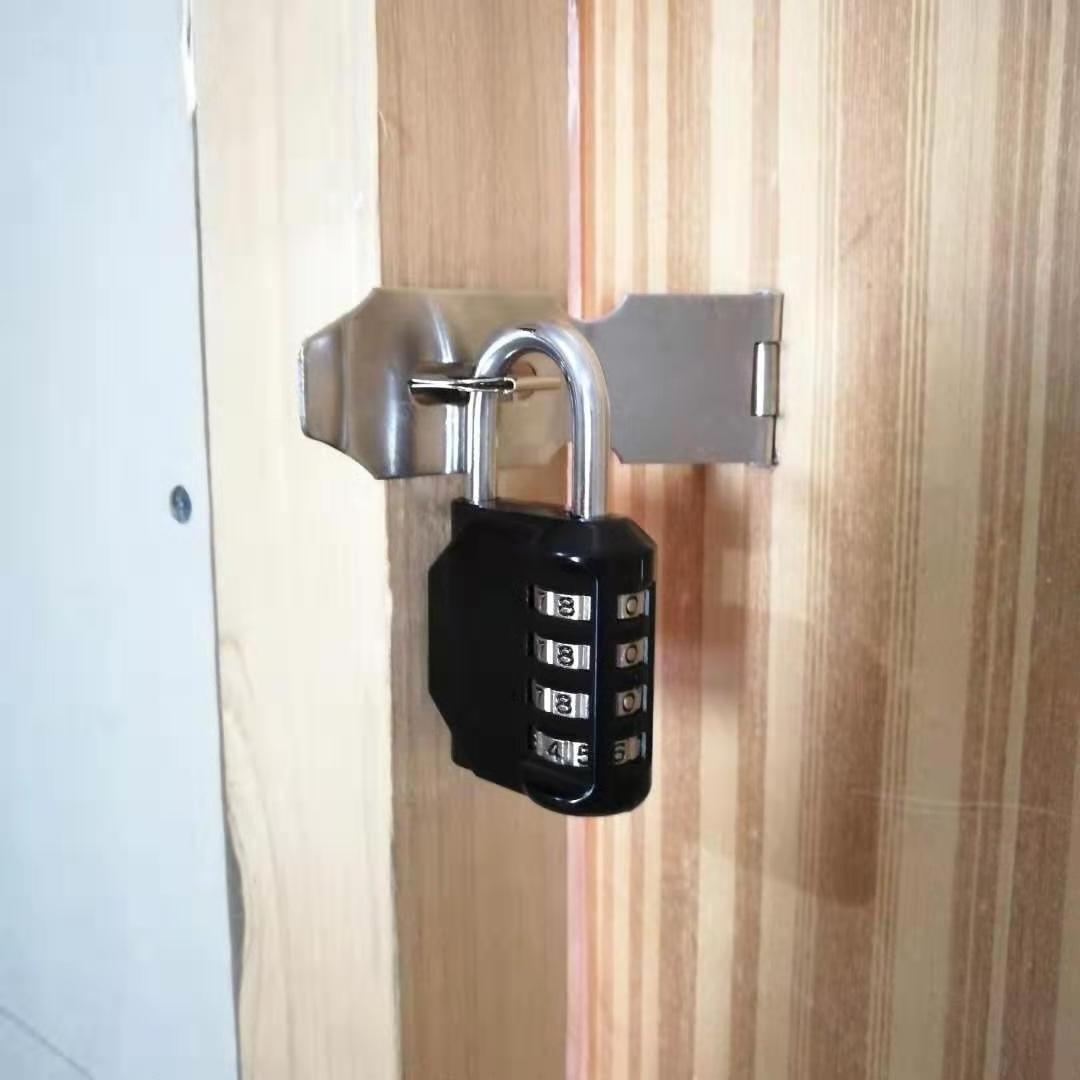 High quality heavy duty 4 digits industrial padlock  combination padlock for Cabinet door with LOGO