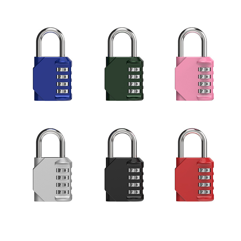 High Security Durable  combination padlock 4 digit heavy duty For Fitness Gym cabinet locker