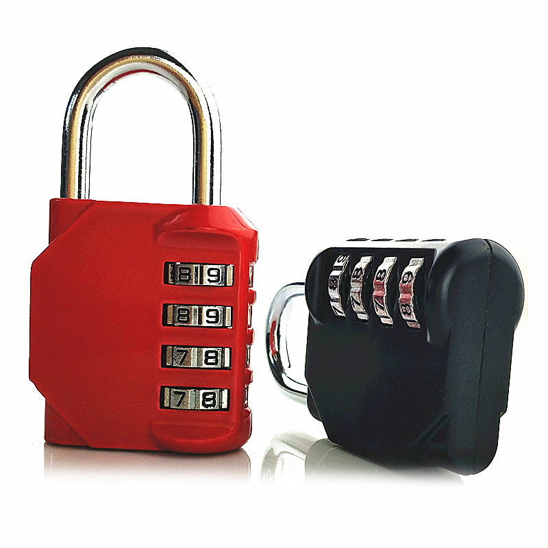 High Security Durable  combination padlock 4 digit heavy duty For Fitness Gym cabinet locker