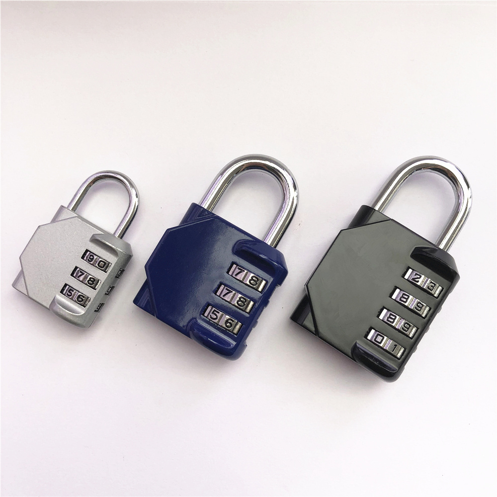 40mm 3 digit number combination locker padlock gym pad lock