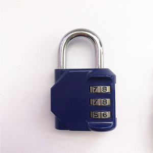 40mm 3 digit number combination locker padlock gym pad lock