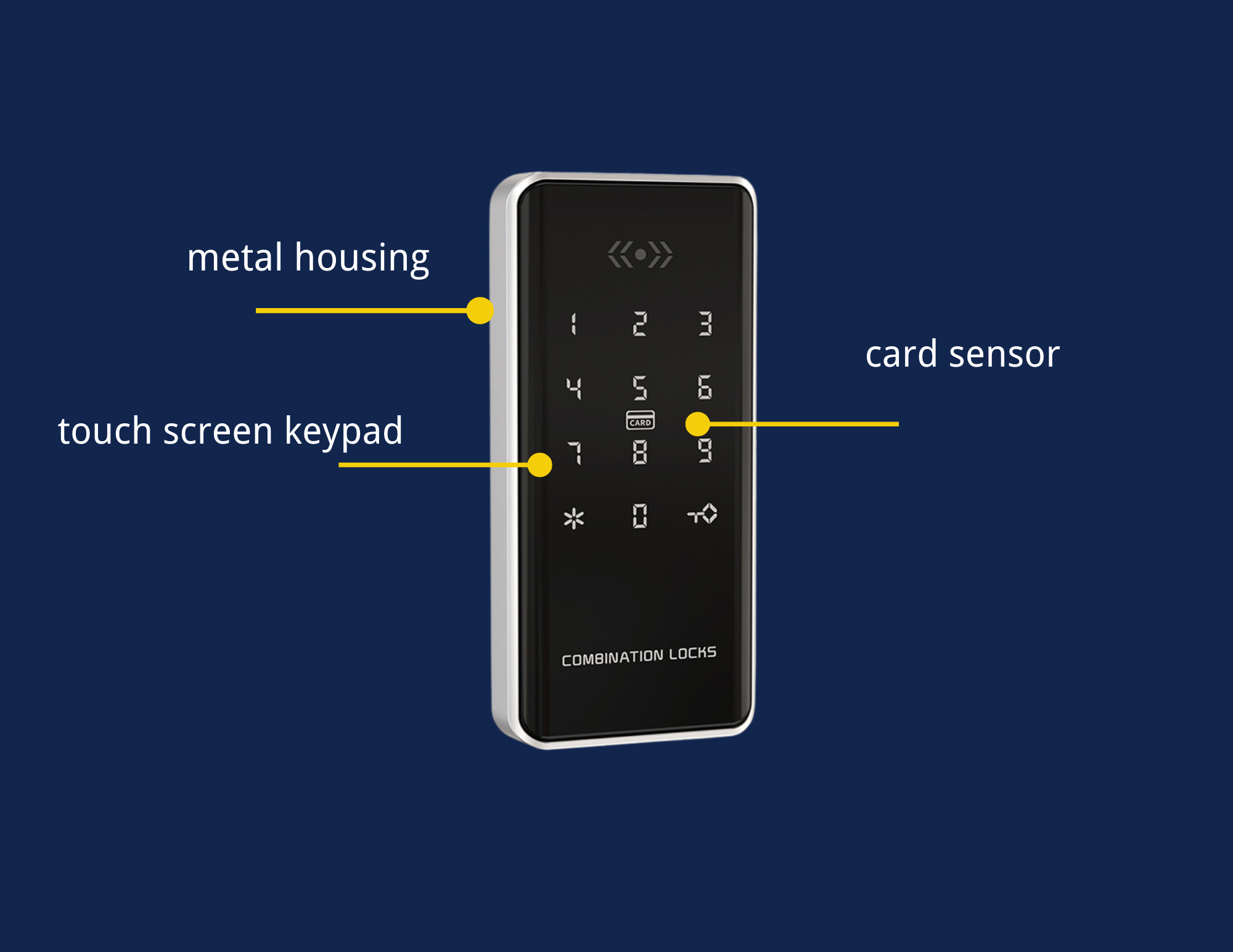 Smart intelligent Bluetooth TTLOCK app rfid fingerprint electronic cabinet lock cabinet lock by app