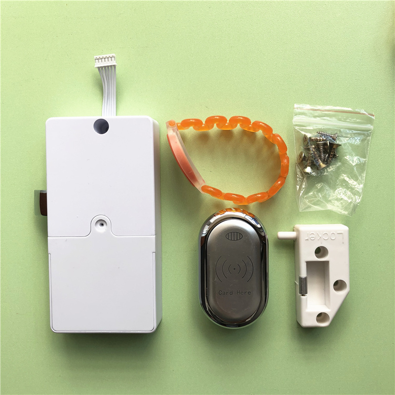 Electronic smart cabinet lock gym RFID cabinet lock kit including bracelet key