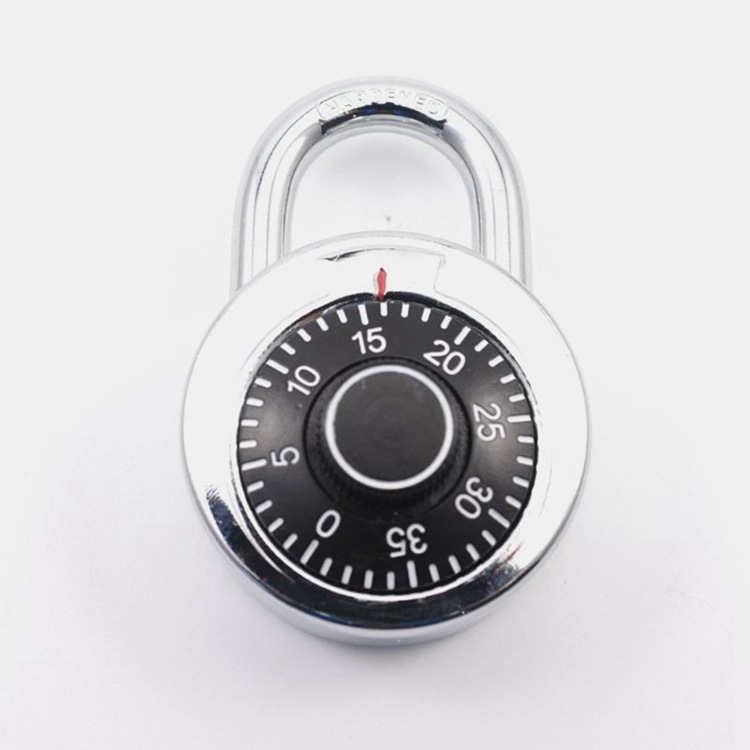 Rotary Padlock Digit Combination Code  Safe Round Dial Number Padlock GYM, School,gate hasps,toolbox,filing cabinet