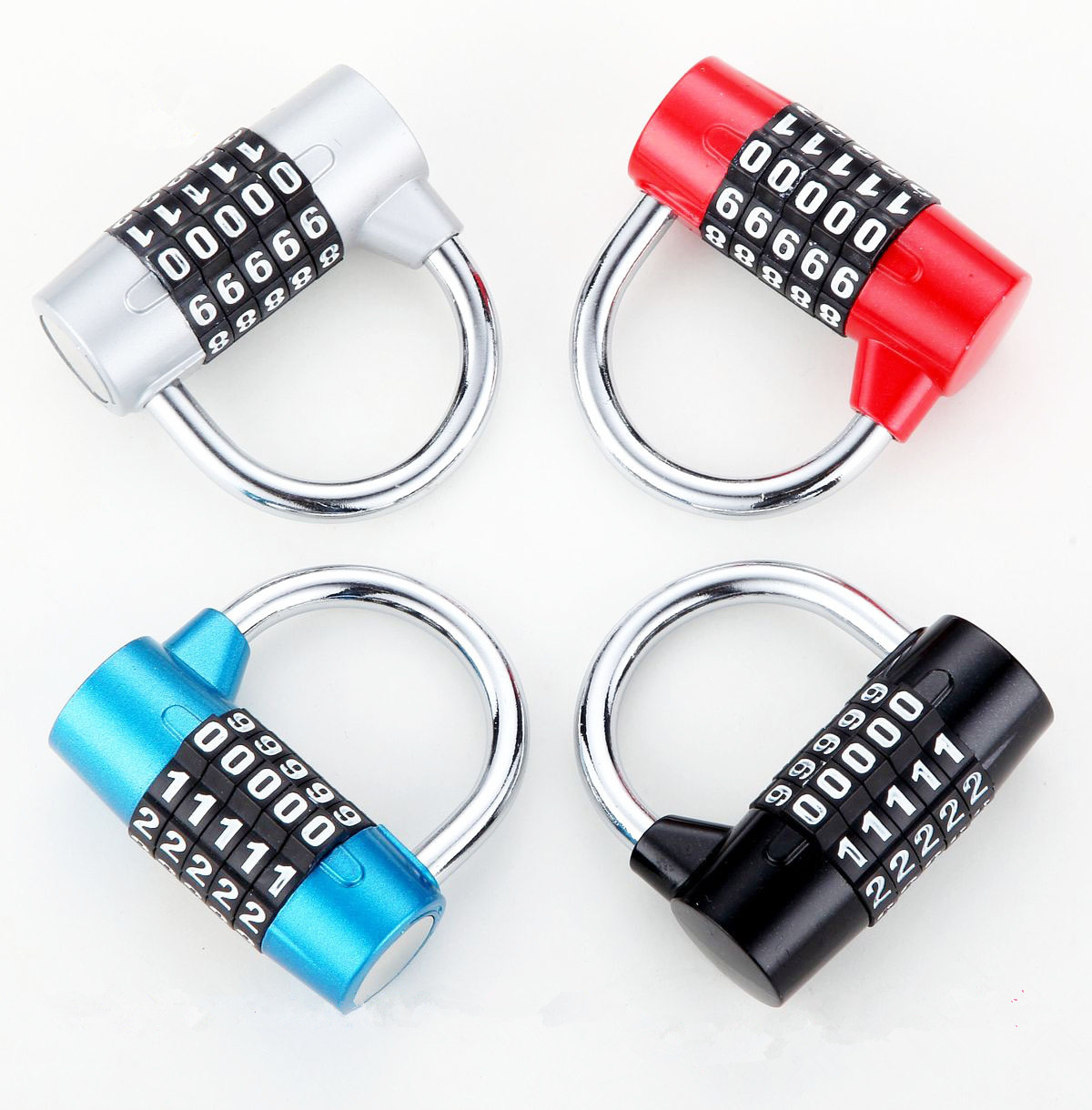 Heavy duty high security combination lock 5 digit padlock for gym