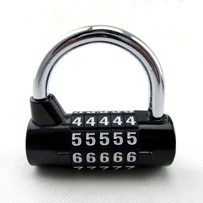 Heavy duty high security combination lock 5 digit padlock for gym