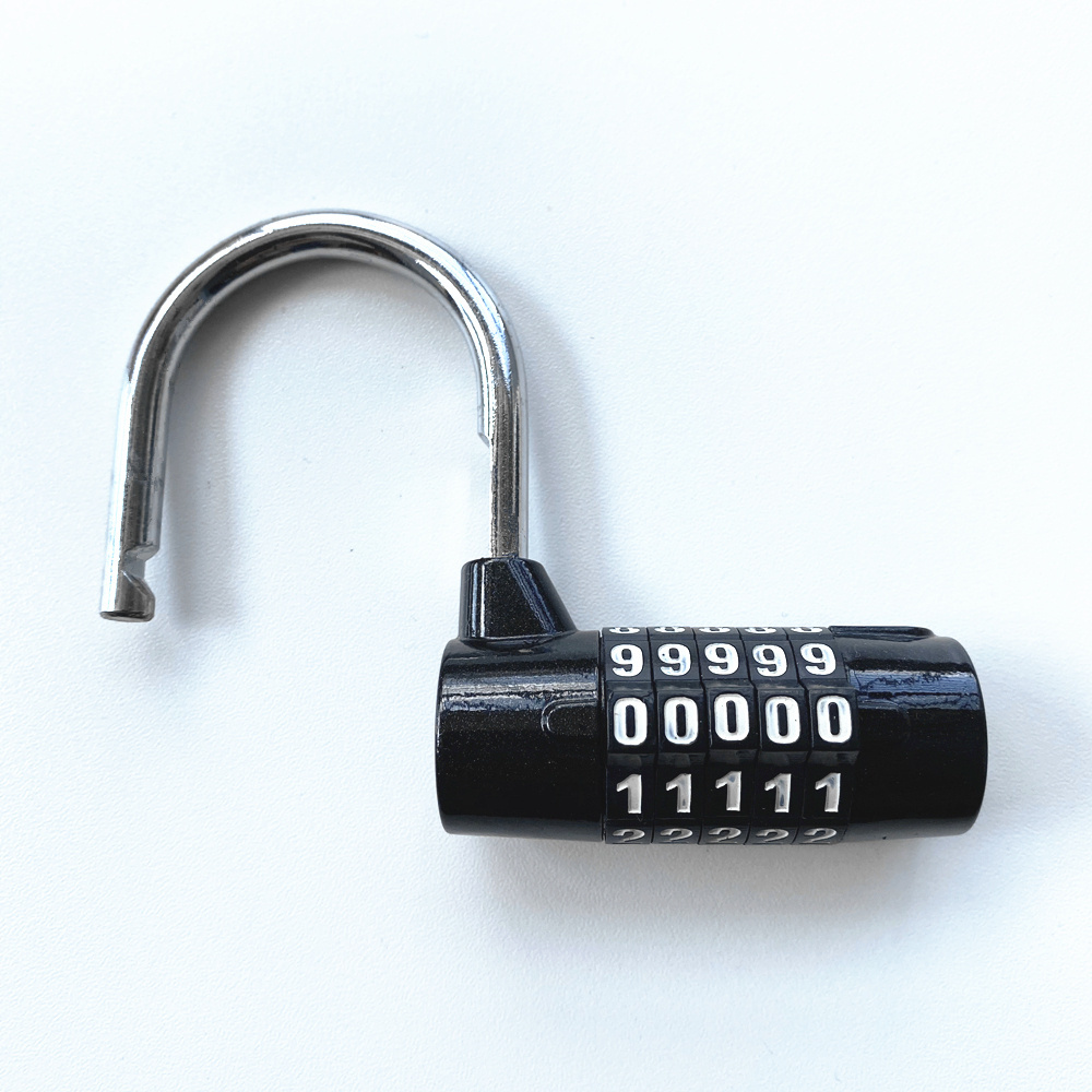 Heavy duty high security combination lock 5 digit padlock for gym