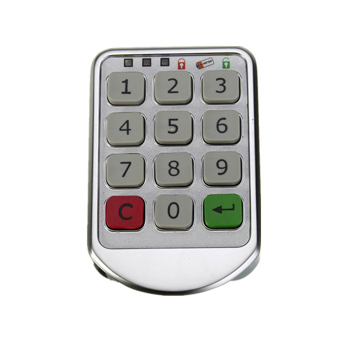 Electronic digital password locker cabinet lock with number keypad