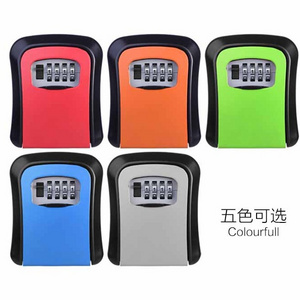 waterproof realtor lockbox for keys 4 digits combination password lock box