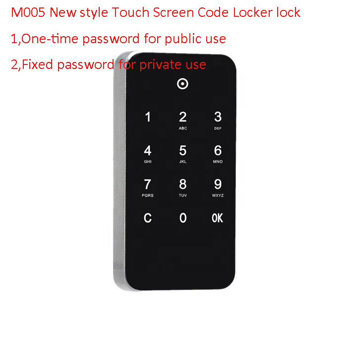 Intelligent one-time password passcode code cabinet  lock sauna locker lock with one-time passord