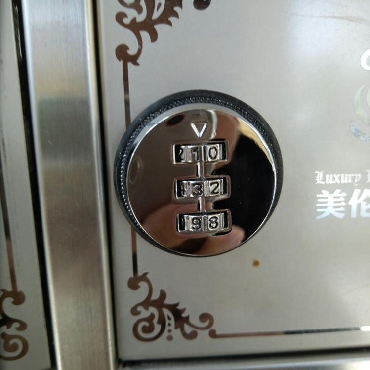 mechanical keyless mailbox lock 3 digits combination code for mail box