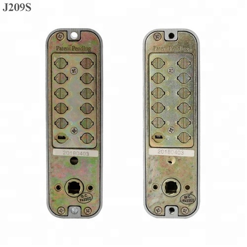 J209S keyless  keypad combo number lock for door with handle mechanical digital door lock