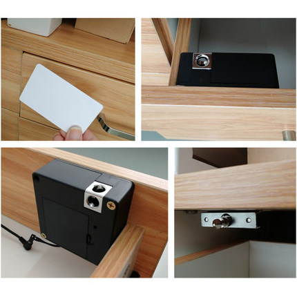 Electronic smart sensor invisible RFID wardrobe cabinet lock RFID invisible drawer lock