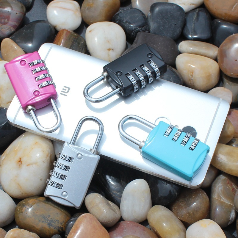 R309 Combination Locks 4 Digits Combination Padlock Password Code Lock for Backpack