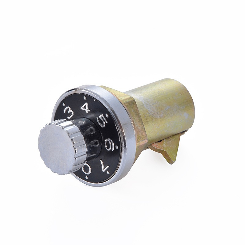 mechanical combination round digits dial letter box lock post mail box lock