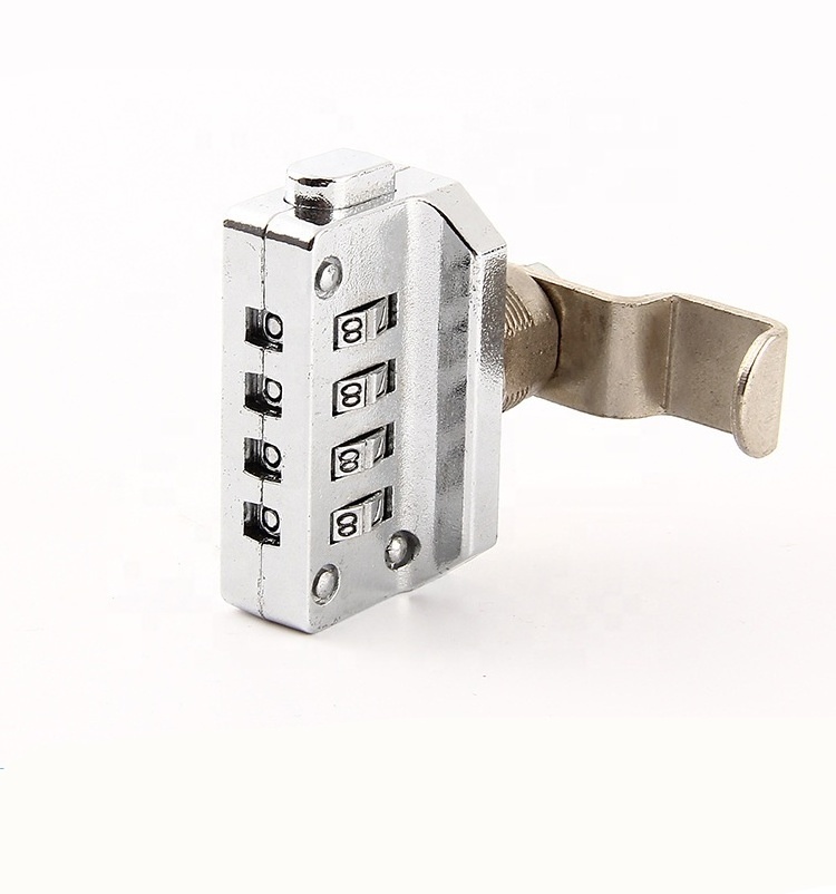 4 digits combination zinc alloy furniture cabinet cam drawer lock for mailbox