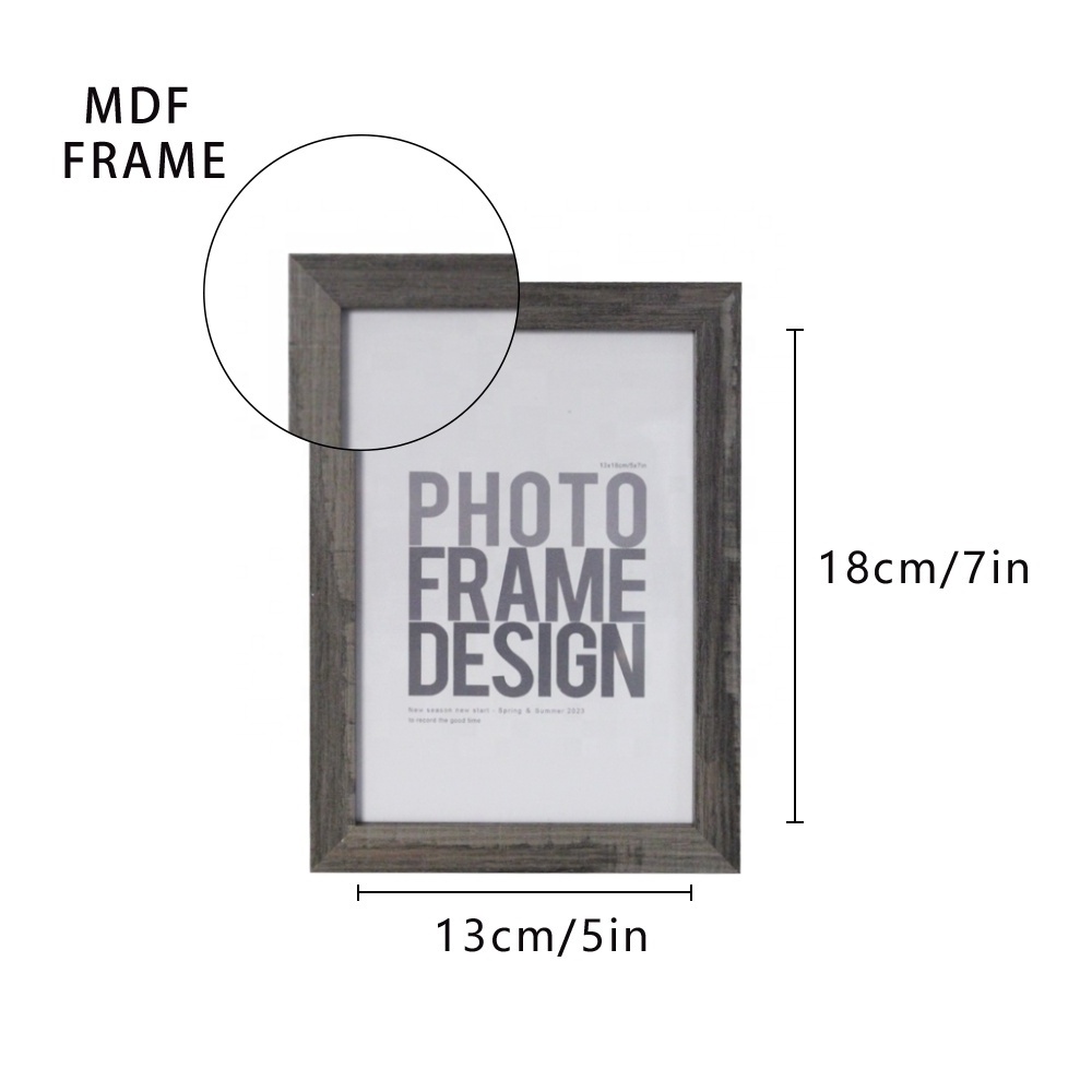 2023 Custom All Black White Wood 3CM 5CM Deep 8x8 8x10 10x10 12x12inch A3 A4 3D Shadow Box Photo Frame Picture Frame