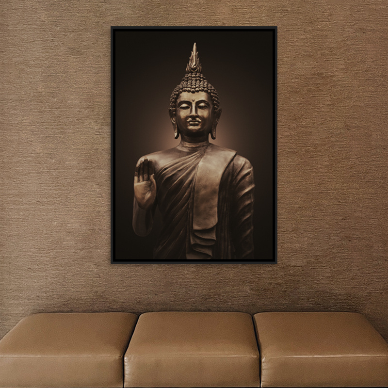 Framed Canvas Art  Paintings Home Decor Picture Frame Wall Art Pictures Poster Culture style  Lord Buddha Frame