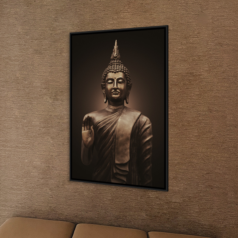 Framed Canvas Art  Paintings Home Decor Picture Frame Wall Art Pictures Poster Culture style  Lord Buddha Frame