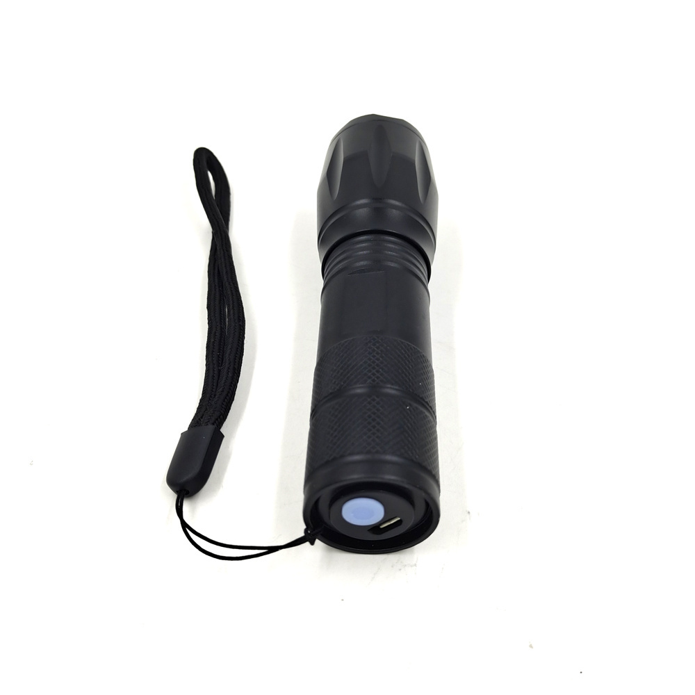 3.7V XML-T6 high power Portable 1000 Lumens  Power Bank  Aluminum USB rechargeable LED flashlight