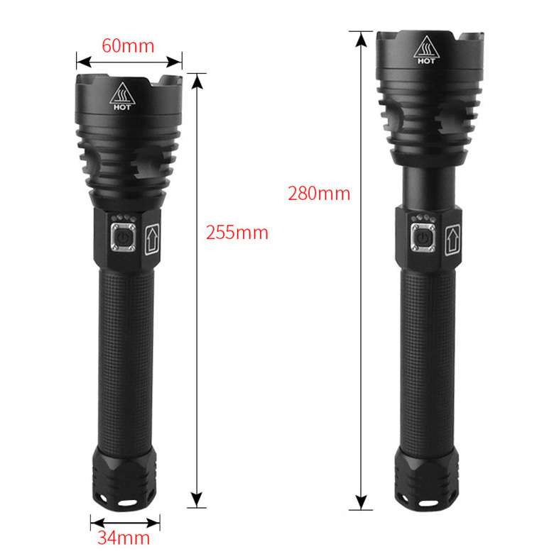 Richall Promotion  Lumen 10000 Waterproof Plug Torch Solar Super Bright Led Flashlight