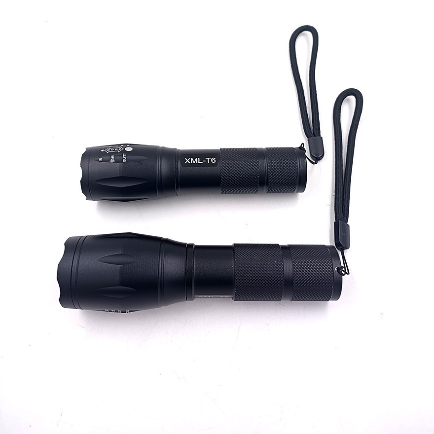 Richall High Power Portable Emergency Aluminum Alloy Rechargeable G700 Zoomable  3*AAA/18650 LED Flashlight