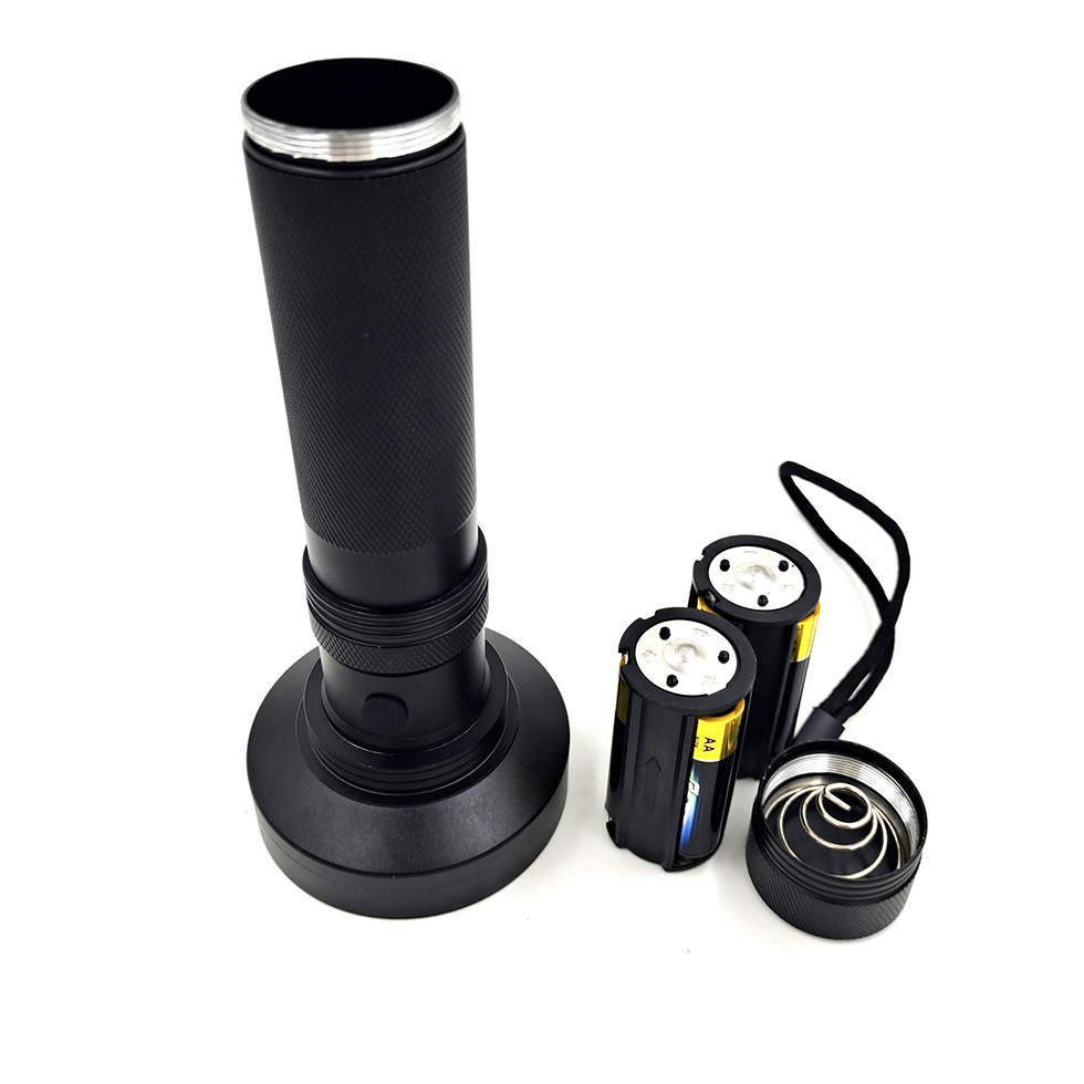 Professional Ultraviolet Detector Black 395nm Aluminum UV 100LED Flashlights For Dog Urine And Bed Bug