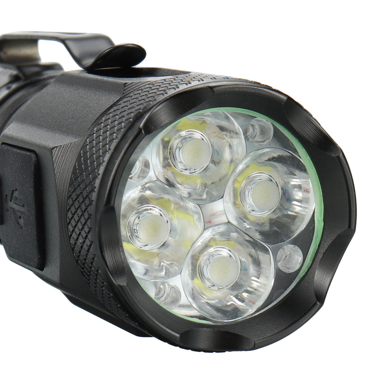 High Brightest Small 1500 Lumen XP-G Mini 1500 Lumen Hand Pressing Dimmable Dimming Led Flashlight Torch Light