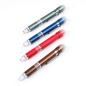 Popular mini Gift Screwdriver Adjustable Repairing Button cell Customization Emergency Tool LED Working Torch light Flashlight