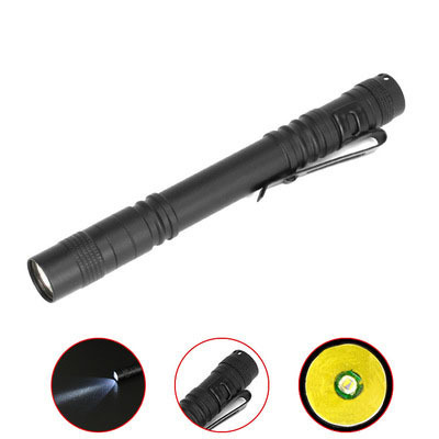 Flexible Aluminum Clip  Mini Flashlight Slim LED Mini Flashlight Pen for Outdoor