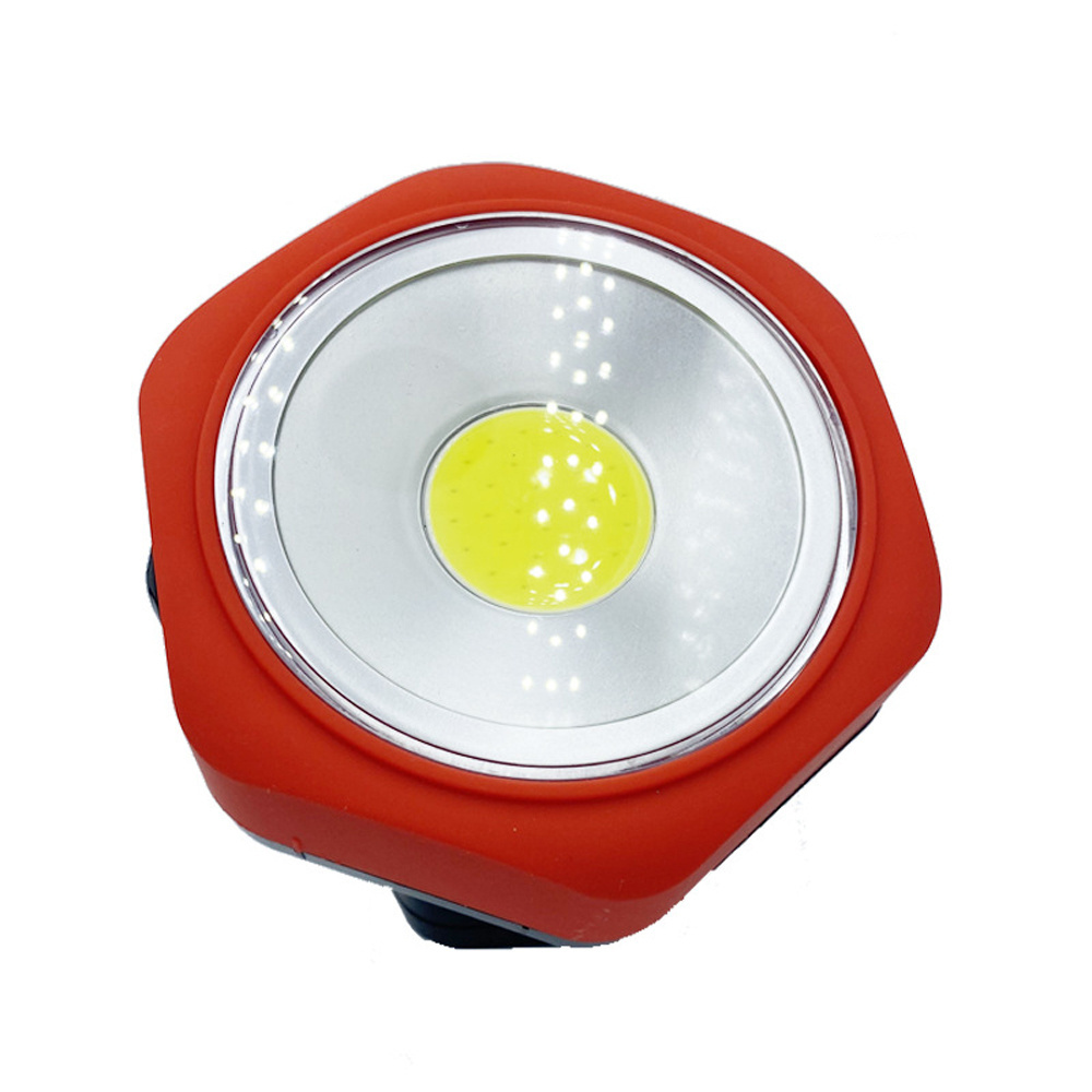 Dry Battery Operated  Hexagons Hex 360 Degree Swivel Magnetic 3W COB Worklight