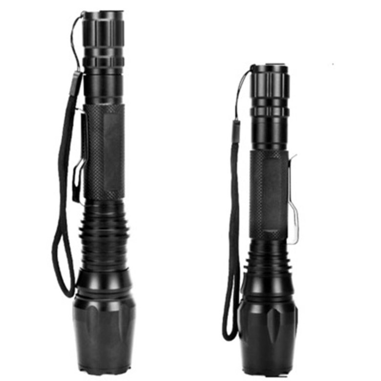 Richall New plus long retractable scratch-resistant outdoor night road strong light rainproof flashlight