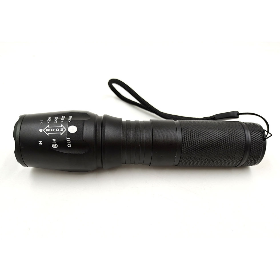 Waterproof Portable  Tactical Emergency Aluminium Rechargeable Zoom XML-T6 tactical led flashlight