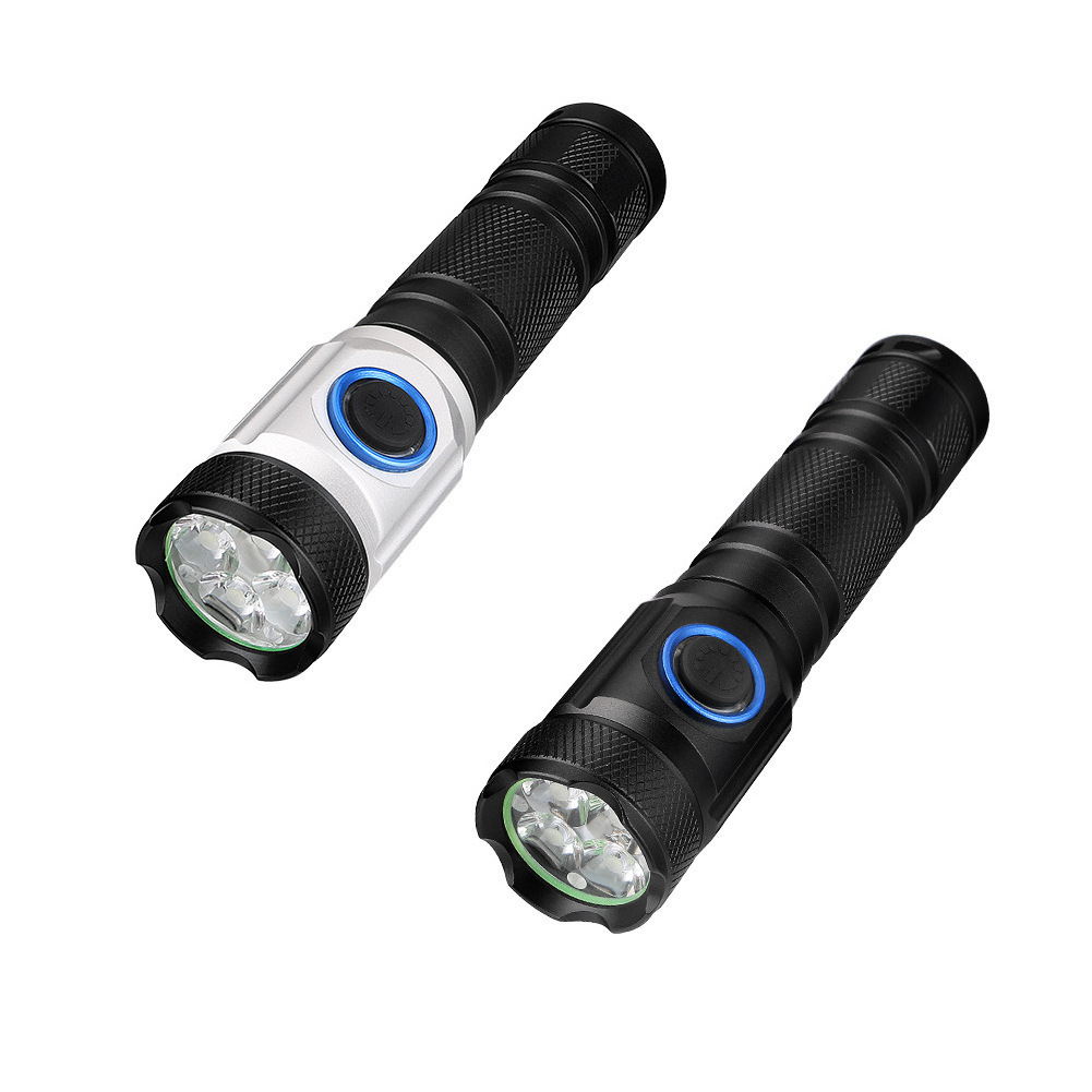 High Brightest Small 1500 Lumen XP-G Mini 1500 Lumen Hand Pressing Dimmable Dimming Led Flashlight Torch Light