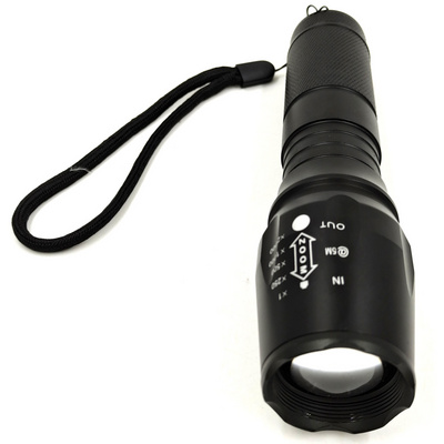 Waterproof Portable  Tactical Emergency Aluminium Rechargeable Zoom XML-T6 tactical led flashlight