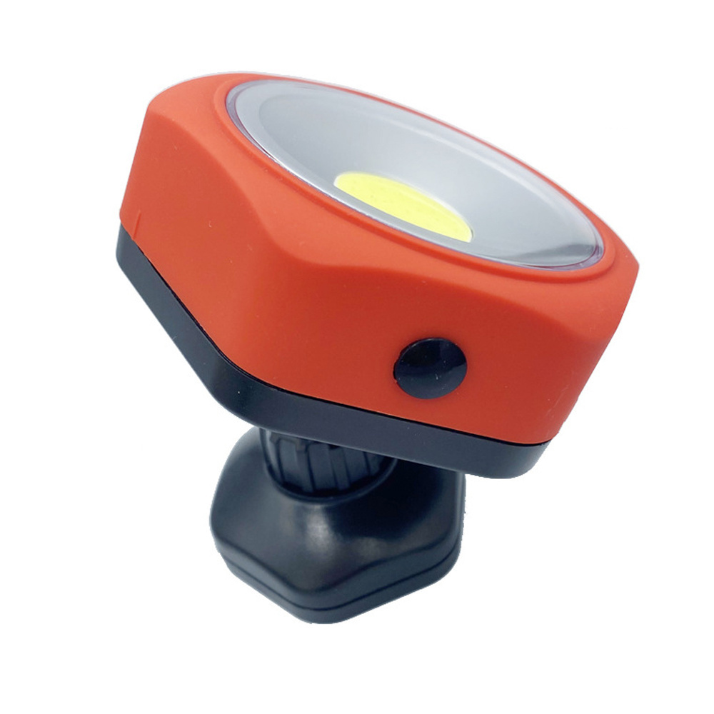 Dry Battery Operated  Hexagons Hex 360 Degree Swivel Magnetic 3W COB Worklight