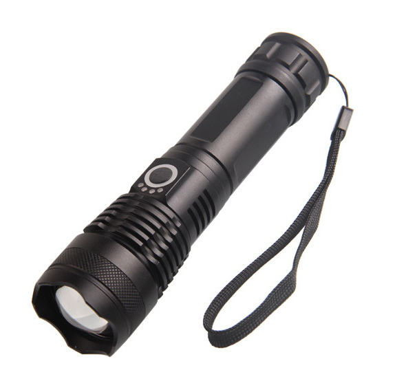 Richall Manufacture High Power 5Modes Battery USB Rechargeable Zoom Waterproof Camping P50 Handheld LED Flashlight