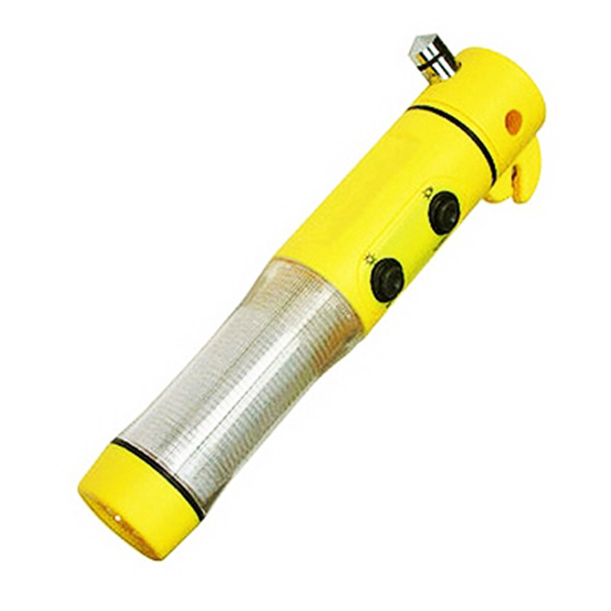 High Quality 4 in 1 Car Multi-Function Escape Tool Car Window Breaker Cutter Led Flashlight SOS Warn Life Safety Hammer