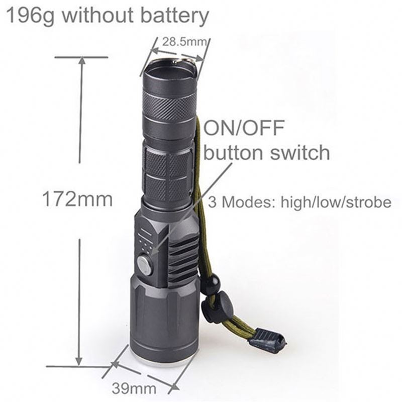 Advanced Technology Good Price 5000 Lumen Flashlight