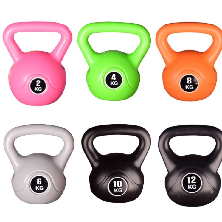 competition Cement  Grip Kettlebell 4-28 kg Exercise  Kettlebell  Gym  Equipment Weights for workout  Exercise