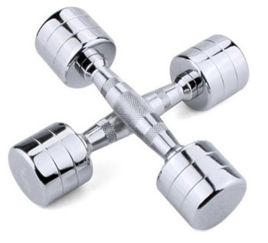 Buy Stainless Steel Chrome Dumbbell Set 1-100kg Gym Free Weights Fitness Gym Dumbbell from 1-10kg 20kg 100kg 120kg 150kg