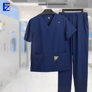 Doctor washing clothes long short sleeve nurse elastic operating clothes work clothes operating room Dental beauty salon uniform