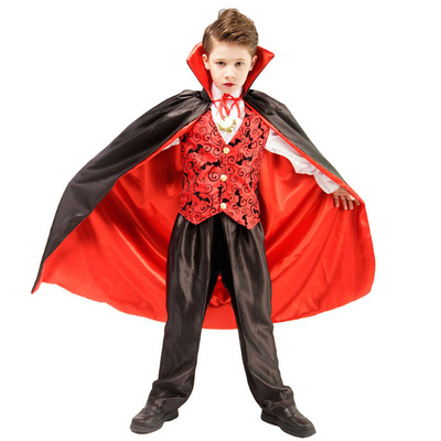 Hot Sale Halloween Party Cosplay classical Vampire Gothic Vampire tv movie Costumes For Boys