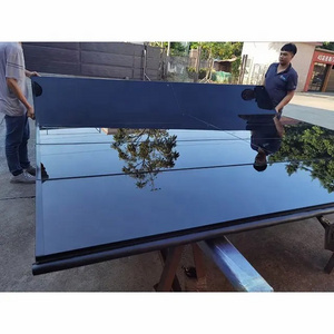 Custom 9x8 8x7 12x7 9x7 Modern Electronic Insulated Clear Glass Panel Car Garage Door For House