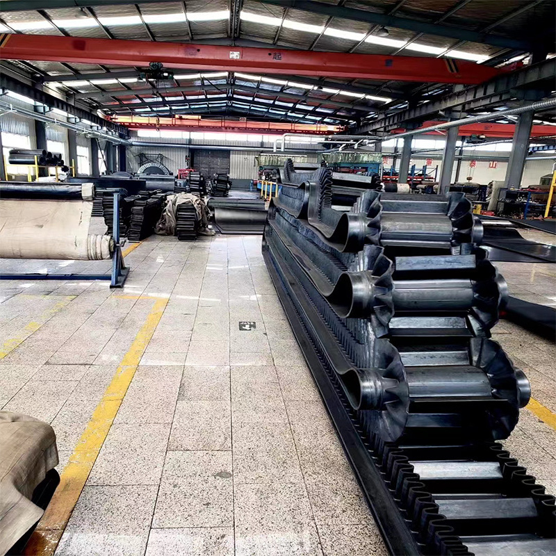 Industrial Transportation Edge Corrugated Side Wall Skirt Conveyor Rubber Belt